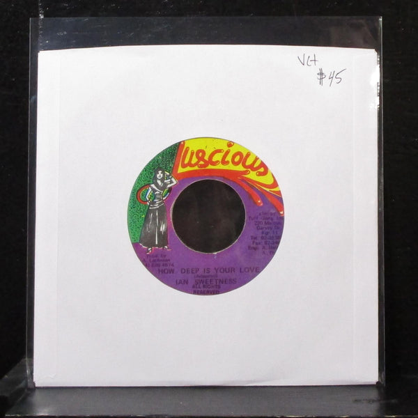 Ian Sweetness - How Deep Is Your Love 7" VG+ Vinyl 45 Luscious Jamaica - Shuga Records