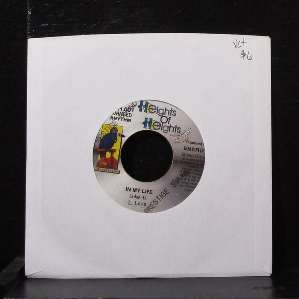 Luke-D - In My Life 7" VG+ Vinyl 45 Heights Of Heights Jamaica 2002 - Shuga Records