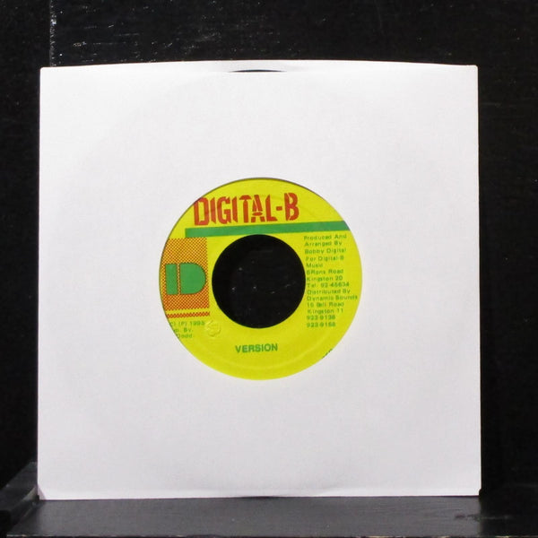 Jah Mali - The Earth Is The Lord 7" VG+ Vinyl 45 Digital-B Jamaica 1995 - Shuga Records