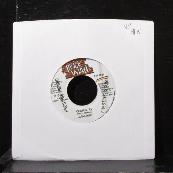 Sanchez - Chemistry 7" VG+ Vinyl 45 Brickwall Jamaica 2001 - Shuga Records