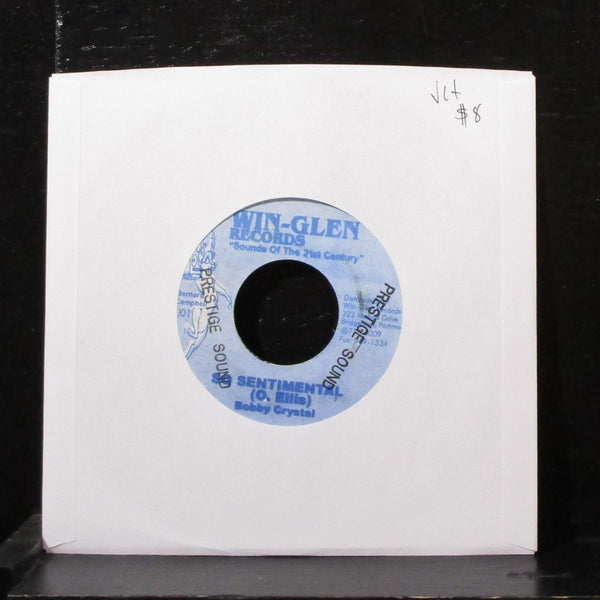 Bobby Crystal - So Sentimental 7" VG+ Vinyl 45 Win-Glen Jamaica 2001 - Shuga Records