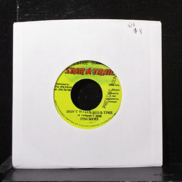 Pinchers - Don't Waste Your Time 7" VG+ Vinyl 45 Star Trail Jamaica 2002 - Shuga Records