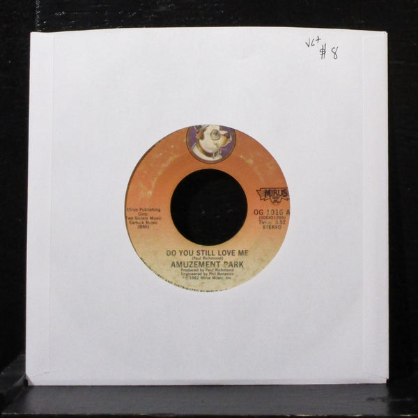 Amuzement Park - Do You Still Love Me / Games 7" VG+ Vinyl 45 OG 1016 USA 1982 - Shuga Records
