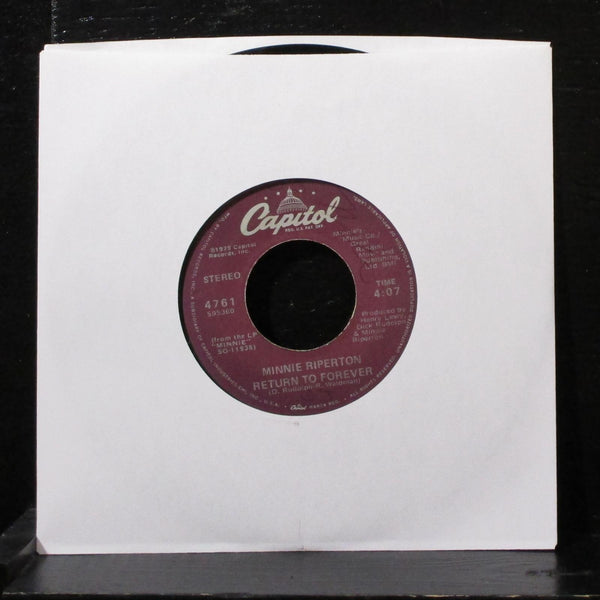 Minnie Riperton - Lover And Friend 7" VG Vinyl 45 Capitol 4761 USA 1979 - Shuga Records