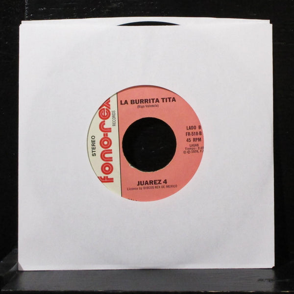 Juarez 4 - Flor De Mar 7" VG+ Vinyl 45 Fono-Rex FR-518 USA 1978 - Shuga Records