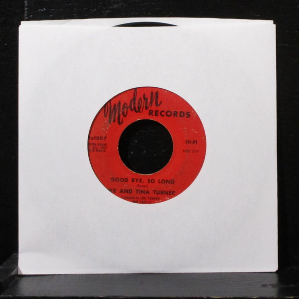 Ike & Tina Turner - Hurt Is All You Gave Me 7" VG- Vinyl 45 Modern 45x1007 USA - Shuga Records