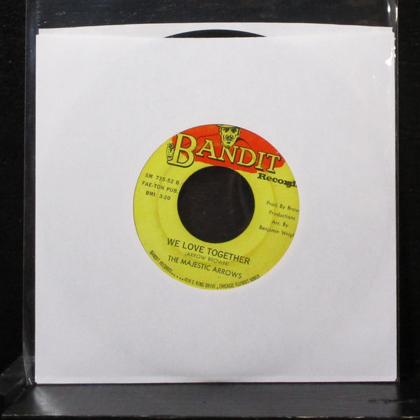 The Majestic Arrows - The Magic Of Your Love 7" VG Vinyl 45 Bandit SM 735-52 - Shuga Records