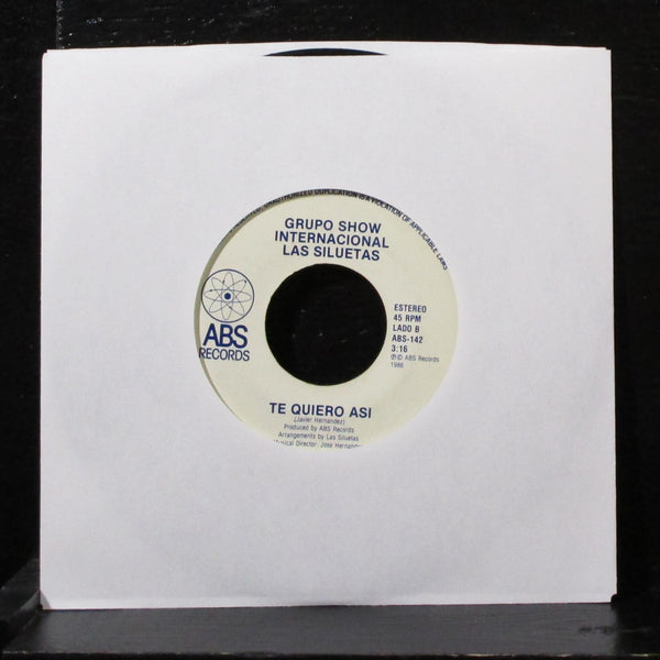 Grupo Show Internacional Las Siluetas - El Bigamo 7" VG+ Vinyl 45 ABS-142 USA - Shuga Records