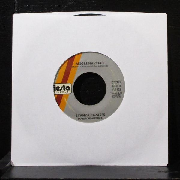 Byanka Cazares - La Huerfanita / Alegre Navidad 7" VG+ Vinyl 45 Fiesta FIE-602 - Shuga Records
