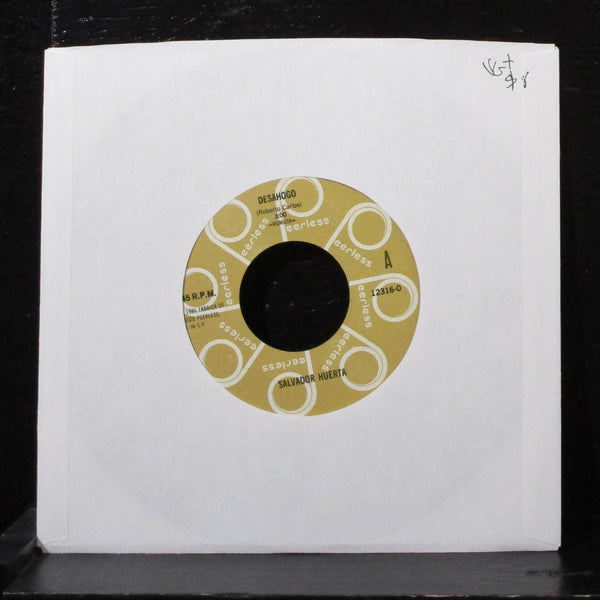 Salvador Huerta - Desahogo 7" VG+ Vinyl 45 Peerless 12316-O Mexico 1986 - Shuga Records