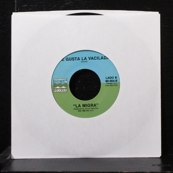 La Migra - Caminos Chuecos 7" VG+ Vinyl 45 Mar International MI-664 USA 1988 - Shuga Records