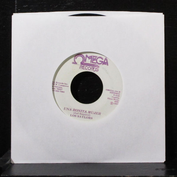 Los Saylors - Todo El Amor Que Te Hace Falta 7" VG+ Vinyl 45 OMEGA-104 USA 1987 - Shuga Records