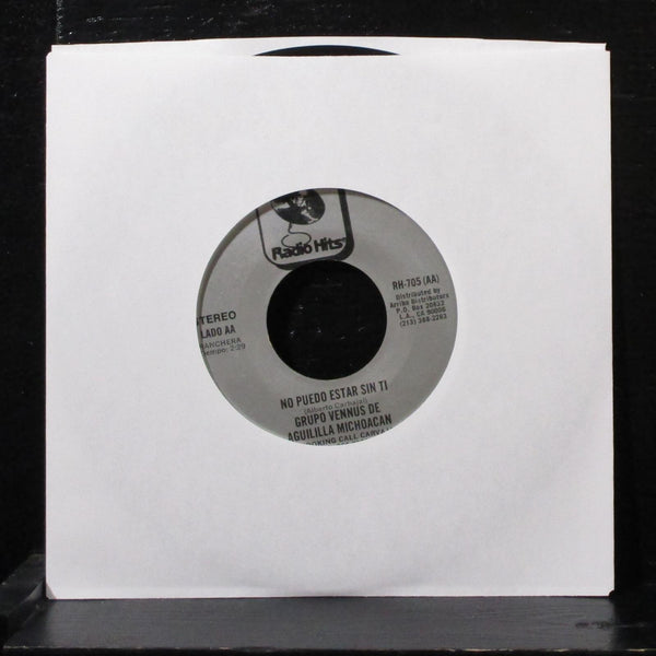 Grupo Vennus - Vuelve / No Puedo Estar Sin Ti 7" VG+ Vinyl 45 Radio Hits RH-705 - Shuga Records