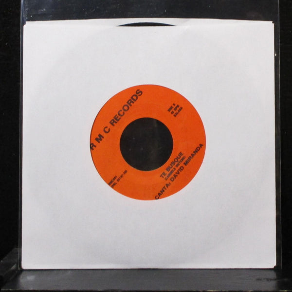 David Miranda - Amigos Nada Mas / Te Busque 7" VG+ Vinyl 45 RMC001 - Shuga Records