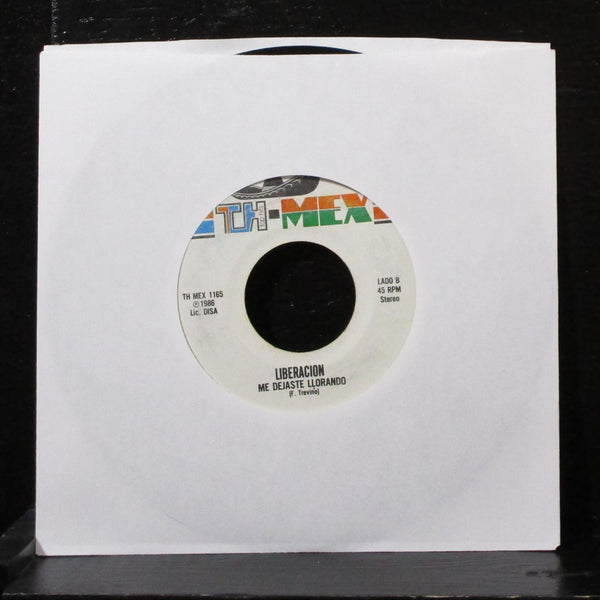 Liberacion - Pensando En Ella 7" VG+ Vinyl 45 TH MEX 1165 USA 1986 - Shuga Records