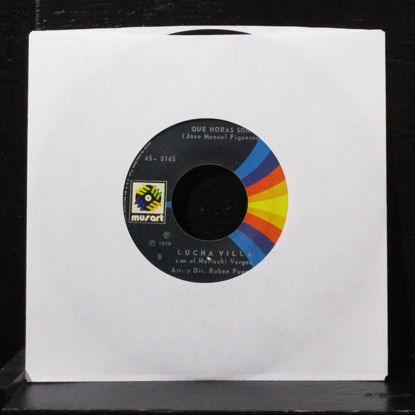 Lucha Villa - La Mala Yerba 7" VG+ Vinyl 45 Musart 45-5145 USA 1979 - Shuga Records