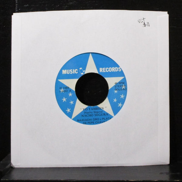 Nacho Segura - Yo Tambien / Una Estrella 7" VG+ Vinyl 45 IS 1989 Mexico - Shuga Records