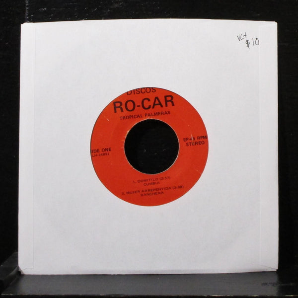 Tropical Palmeras / Grupo Primo - Domitilo EP 7" VG+ Vinyl 45 Ro-Car LH-24891 - Shuga Records