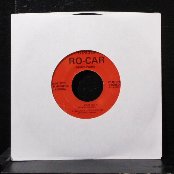 Tropical Palmeras / Grupo Primo - Domitilo EP 7" VG+ Vinyl 45 Ro-Car LH-24891 - Shuga Records