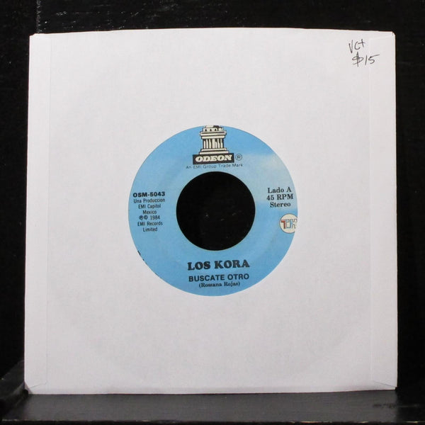 Los Kora - Buscate Otro 7" VG+ Vinyl 45 Odeon OSM-5043 USA 1984 - Shuga Records