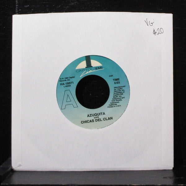 Chicas Del Clan - Azuquita 7" VG Vinyl 45 Capitol/EMI Latin HA-19371 USA 1990 - Shuga Records