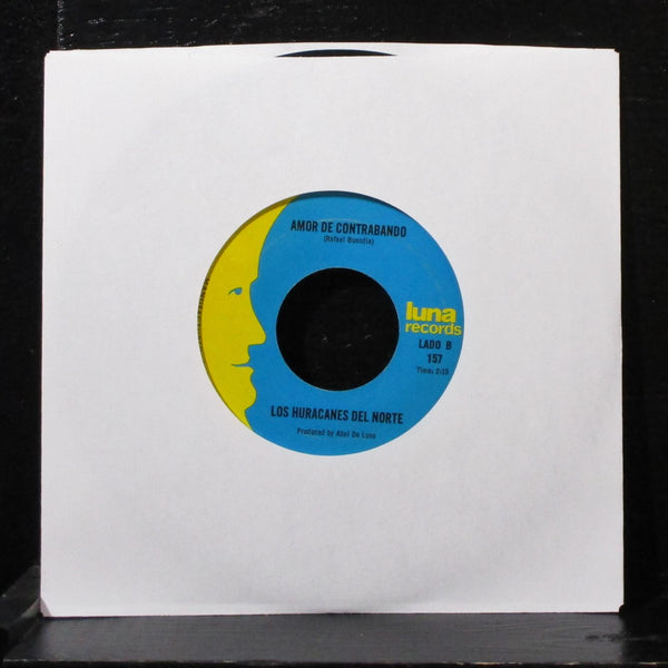 Los Huracanes Del Norte - Con Quien Estaras Ahora 7" VG+ Vinyl 45 Luna 157 USA - Shuga Records