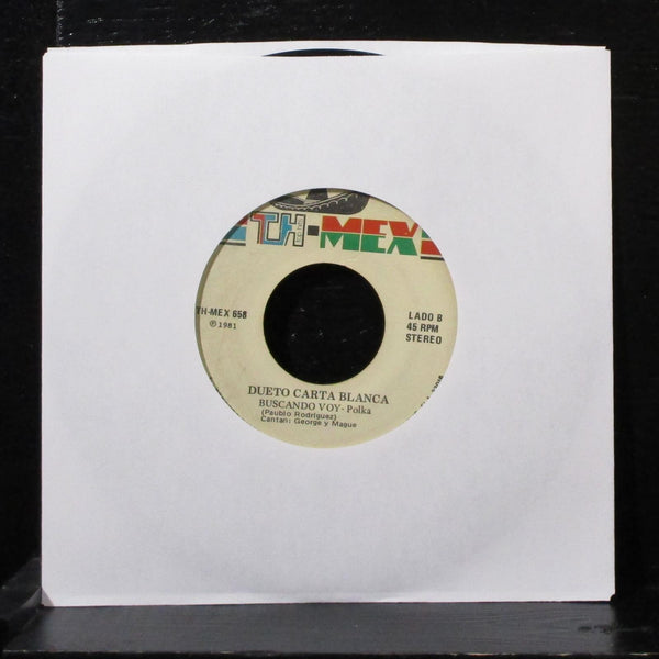 Dueto Carta Blanca - Tres Vueltas 7" VG Vinyl 45 TH-MEX 658 USA 1981 - Shuga Records
