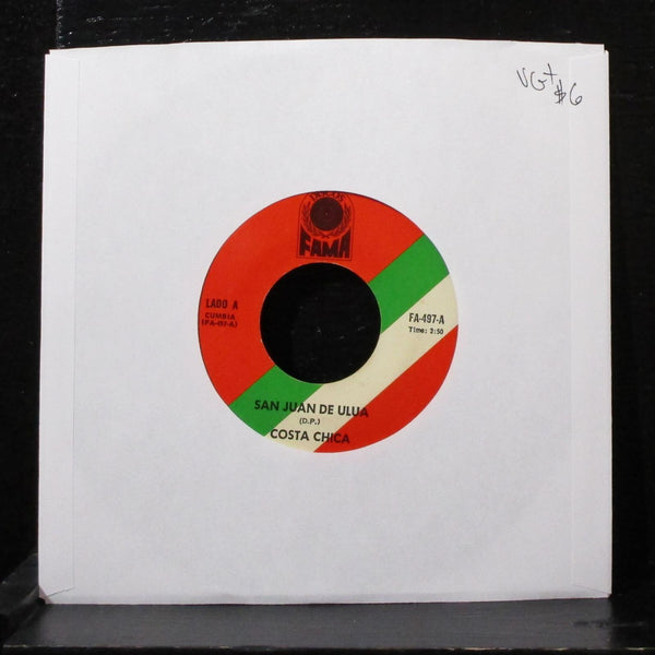 Costa Chica - San Juan De Ulua / Tapame 7" VG+ Vinyl 45 Fama FA-497 USA - Shuga Records