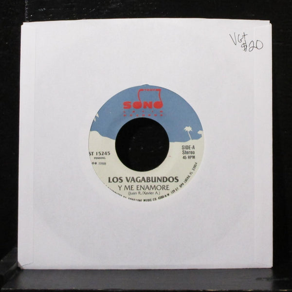 Los Vagabundos - Y Me Enamore 7" VG+ Vinyl 45 Sonotone Latin ST 15245 USA - Shuga Records