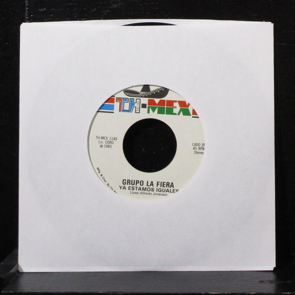 Grupo La Fiera - Adios, Adios, Amor 7" VG+ Vinyl 45 TH-MEX 1140 USA 1986 - Shuga Records