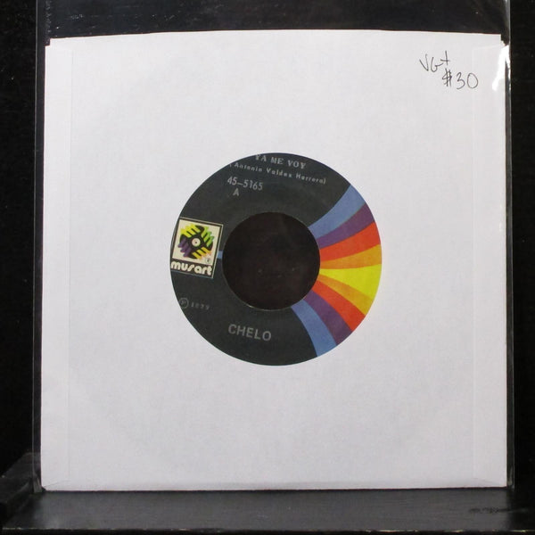 Chelo - Ya Me Voy / Que Soledad 7" VG+ Vinyl 45 Musart 45-5165 USA 1979 - Shuga Records