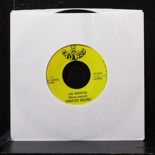 Chayito Valdez - Pedro El De Guadalajara 7" VG+ Vinyl 45 Cronos CR-338 USA 1978 - Shuga Records