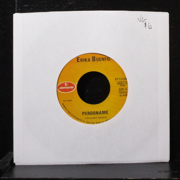 Erika Buenfil - Perdoname / Tras De Ti 7" VG Vinyl 45 Mercurio ST-13156 USA 1986 - Shuga Records