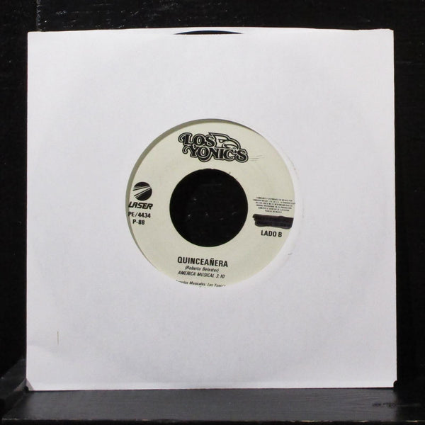 Los Yonics - Te Vino Grande La Corona 7" VG+ Promo Vinyl 45 Laser PE/4434 Mexico - Shuga Records