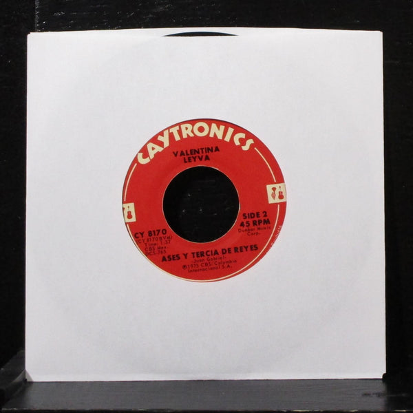 Valentina Leyva - Sangre Caliente 7" VG+ Vinyl 45 Caytronics CY 8170 USA 1975 - Shuga Records