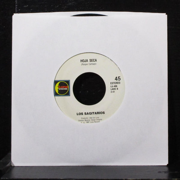 Los Sagitarios - Cuando Vivas Conmigo / Hoja Seca 7" VG+ Vinyl 45 Luna LU-406 - Shuga Records