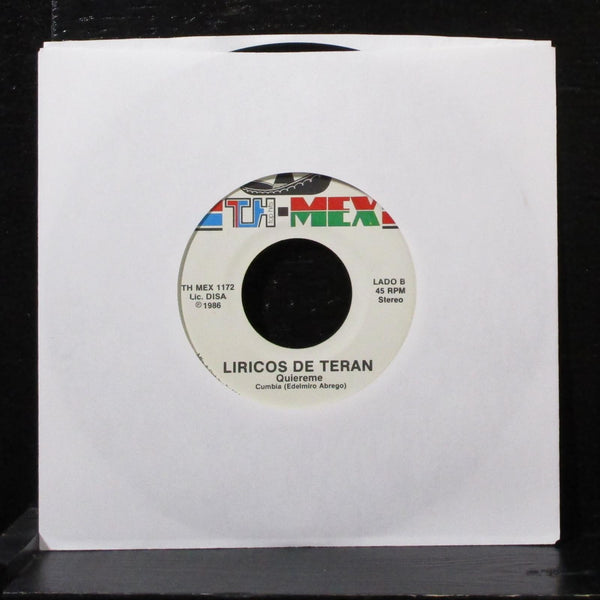 Liricos De Teran - Duespues Del Coraje 7" VG+ Vinyl 45 TH-MEX 1172 USA 1986 - Shuga Records