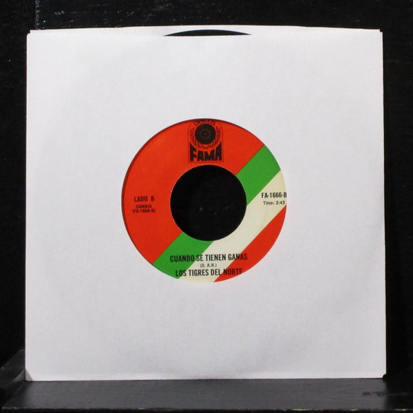 Los Tigres Del Norte - Consejos 7" VG Vinyl 45 Fama FA-1666 USA - Shuga Records