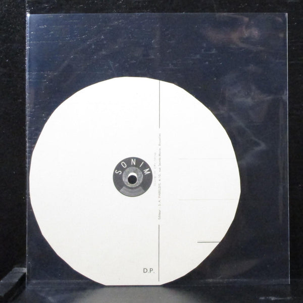 Unknown Artist - postcard cutout recording 7" flexi VG 45 Sonim Belgium - Shuga Records
