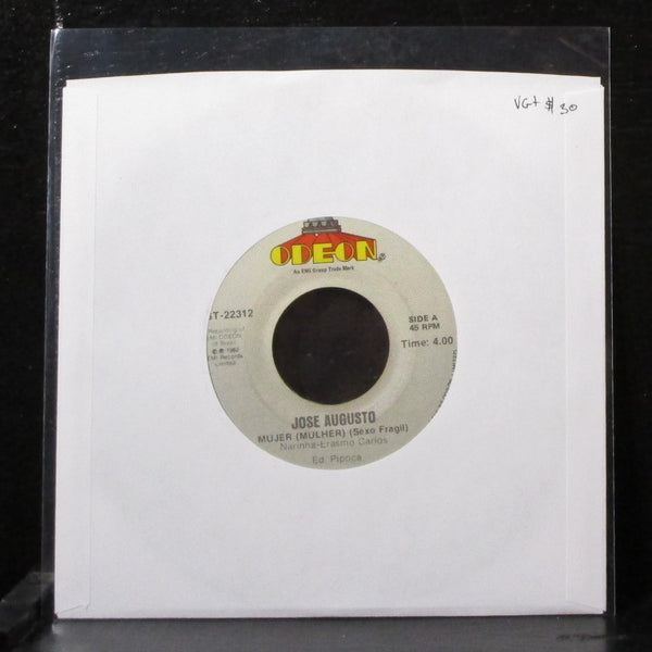 Jose Augusto - Mujer / Nina 7" VG+ Vinyl 45 Odeon T-22312 USA 1982 - Shuga Records