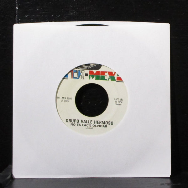 Grupo Valle Hermoso - La Mujer De Chon 7" VG+ Vinyl 45 TH-MEX 1095 USA 1985 - Shuga Records