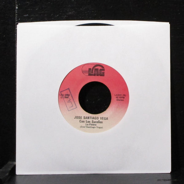 Jose Santiago Vega - Amar No Es Pecado 7" VG+ Vinyl 45 Lag-2025 USA 1985 - Shuga Records