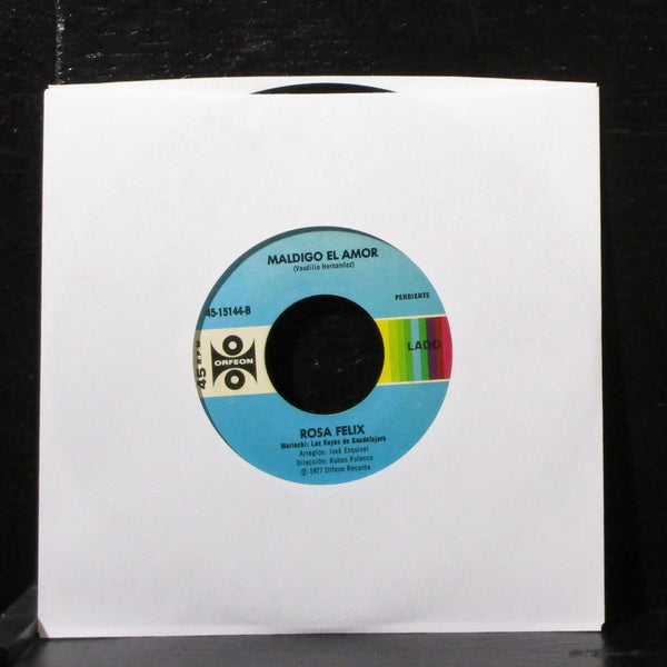 Rosa Felix - La Venus De Oro 7" VG+ Vinyl 45 Orfeon 45-15144 USA 1977 - Shuga Records