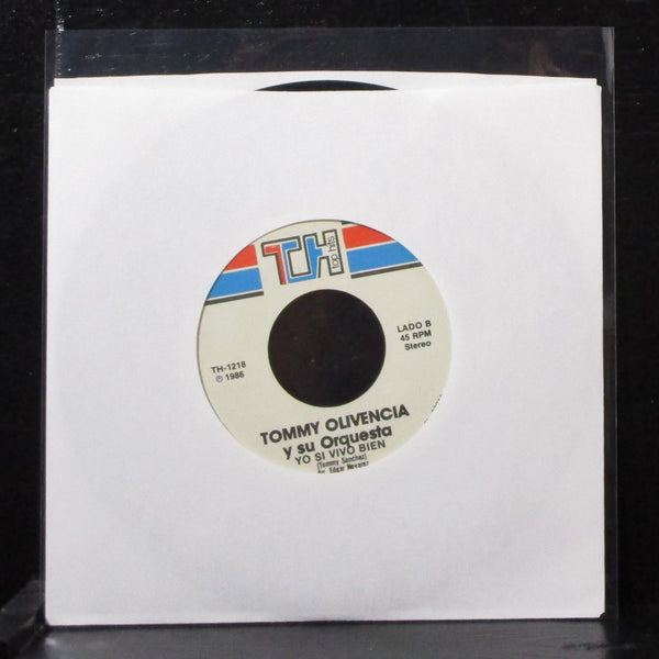 Tommy Olivencia - Fiesta De Besos / Yo Si Vivo Bien 7" VG Vinyl 45 TH-1218 USA - Shuga Records
