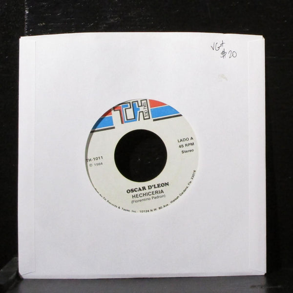 Oscar D'Leon - Hechiceria / Tambo 7" VG+ Vinyl 45 TH-1011 USA 1984 - Shuga Records