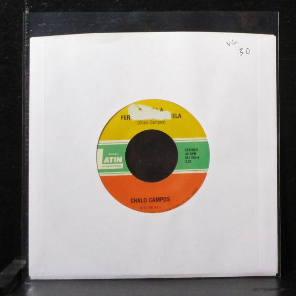 Chalo Campos - Unknown / Cuando Vuelvas A Mexico 7" VG Vinyl 45 DLI 265 USA 1981 - Shuga Records