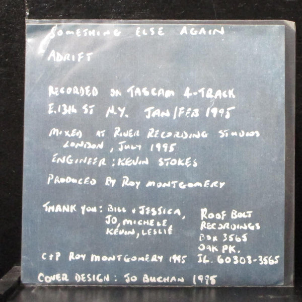Roy Montgomery - Something Else Again / Adrift 7" Mint- Vinyl 45 RB004 USA 1995 - Shuga Records