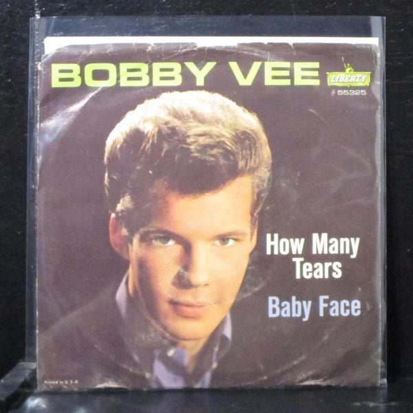 Bobby Vee - Baby Face / How Many Tears 7" VG+ Promo Vinyl 45 Liberty F-55325 - Shuga Records