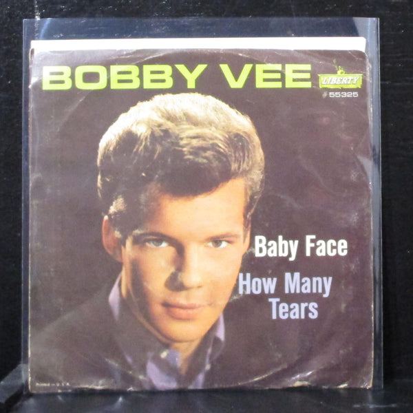 Bobby Vee - Baby Face / How Many Tears 7" VG+ Promo Vinyl 45 Liberty F-55325 - Shuga Records