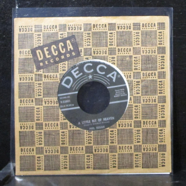 Phil Regan - A Little Bit Of Heaven 7" VG+ Vinyl 45 Decca 9-23801 USA - Shuga Records